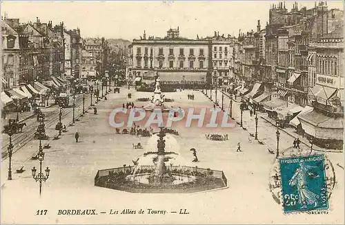 Cartes postales Bordeaux Les Allees de Tourny LL