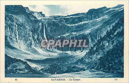 Cartes postales Gavarnie Le Cirque