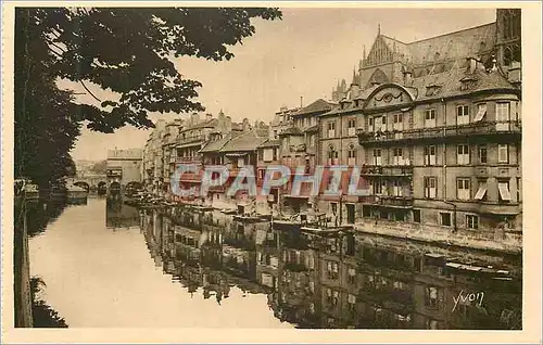 Cartes postales Metz (Mosella) Les Bords de la Moselle Les Roches