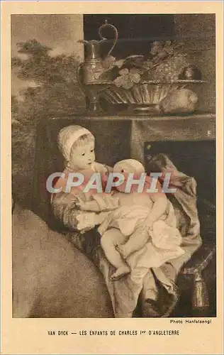 Cartes postales Van Dyck Les Enfants de Charles Ier D'Angleterre