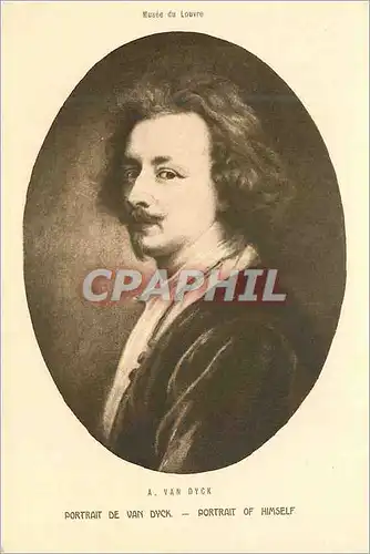Cartes postales Portrait de Van Dyck Musee du Louvre