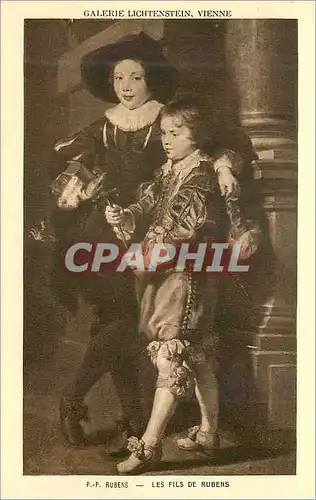 Cartes postales Les Fils de Rubens Galerie Lichtenstein Vienn