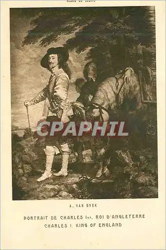 Cartes postales Van Dyck Portrait de Charles 1er Roi d'Angleterre
