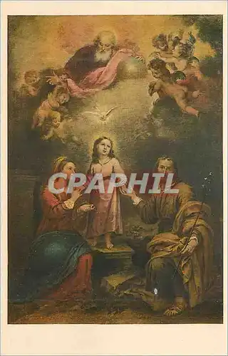 Cartes postales Sacra Famiglia Murillo Londra National Gallery