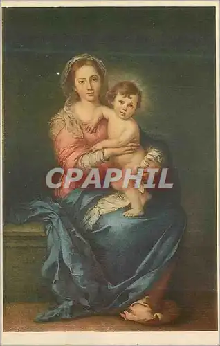 Ansichtskarte AK La Vierge Col Figlio Murillo (1618 1682) Galleria Palatina Firenze