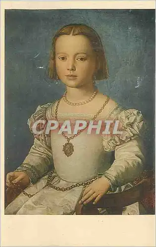 Ansichtskarte AK Donna Maria De Medici Bronzino (1502 1572) Galeria Uffizi Firenze