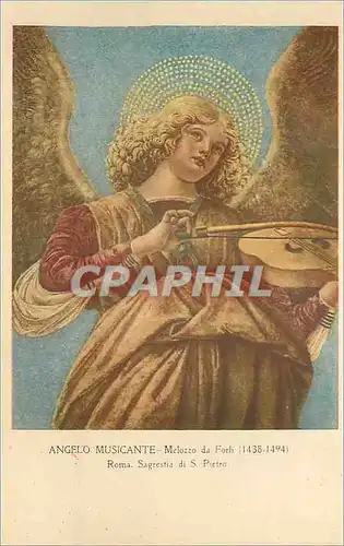 Cartes postales Angelo Musicante Melozzo da Forh (1438 1494) Roma Sagrestia di S Pietro