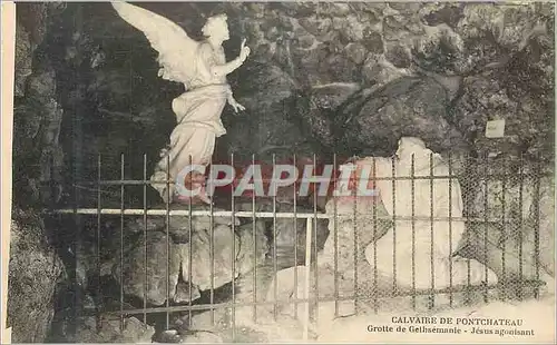 Cartes postales Calvaire de Pontchateau Grotte de Gethsemanie Jesus Agonisant