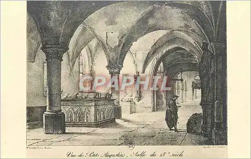 Cartes postales Vue des Petits Augustins Salle du 15e Siecle Le Musee des Monument Francais