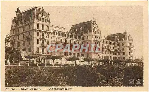 Cartes postales Evian Les Bains le Splendide Hotel