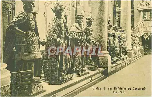 Cartes postales Statuen in der Hofkirche zu Innsbruck Linke Seite