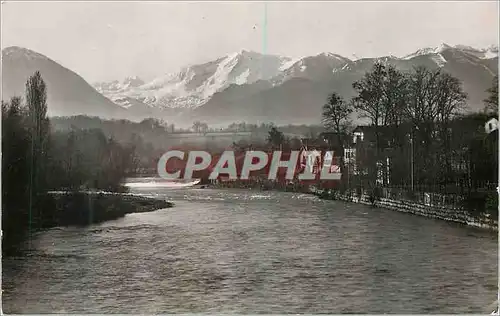 Moderne Karte Nos Belles Pyrenees au Centre le Pic de Gabizo Nay