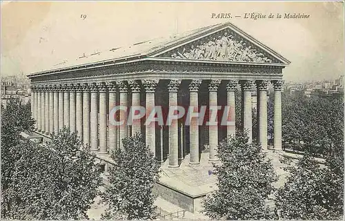 Cartes postales L'Eglise de la Madeleine