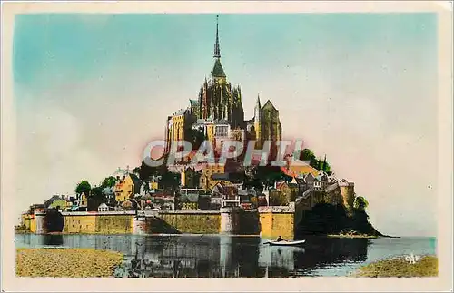 Moderne Karte Mont St Michel Cote Est