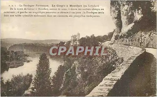 Ansichtskarte AK La Dordogne Pittoresque Le Cingle a Montfort (en Sarladais)