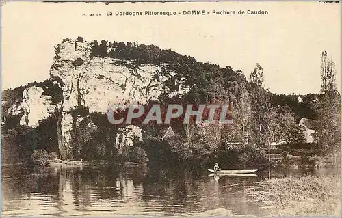 Cartes postales La Dordogne Pittoresque Domme Rochers de Caudon