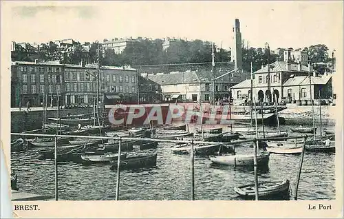 Ansichtskarte AK Brest Le Port Bateaux