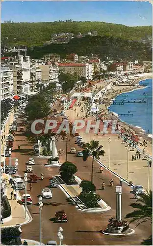 Moderne Karte La Cote d'Azur Nice La Promenade des Anglais
