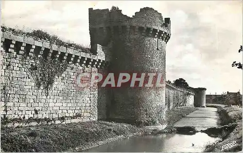 Moderne Karte Guerande (L Inf) Tour de la Gaudinais Perspective de la Courtine des Douves et de la Courtine de