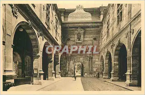 Ansichtskarte AK Douce France Toulouse (Hte Garonne) Le capitole Cour Henri IV