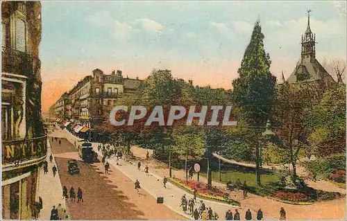 Cartes postales Toulouse Rue d'Alsace Lorraine et le Square du Capitole
