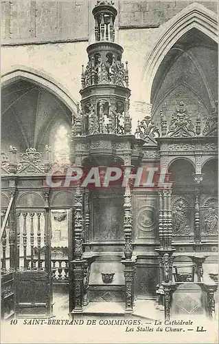 Cartes postales Saint Bertrand de Comminges La Cathedrale les Stalles du Choeur LL