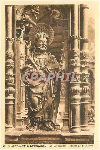 Cartes postales Saint Bertrand de Comminges La Cathedrale Statue de St Pierre