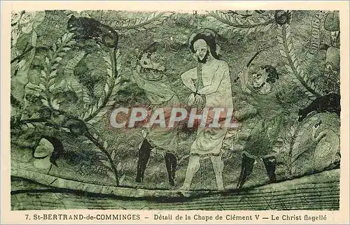 Cartes postales Saint Bertrand de Comminges Detail de la Chape de Clement V LE Christ Flagelle