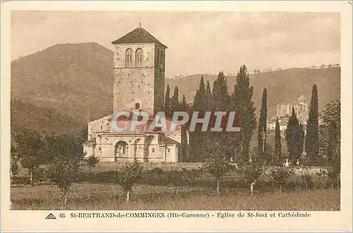 Cartes postales Saint Bertrand de Comminges (Hte Garonne) Eglise de St Just et Cathedrale