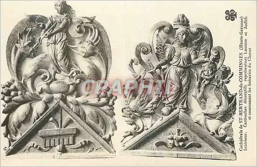 Cartes postales Saint Bertrand de Comminges (Hte Garonne) Interieur Cartouches Decoratifs Representant Lucrece e