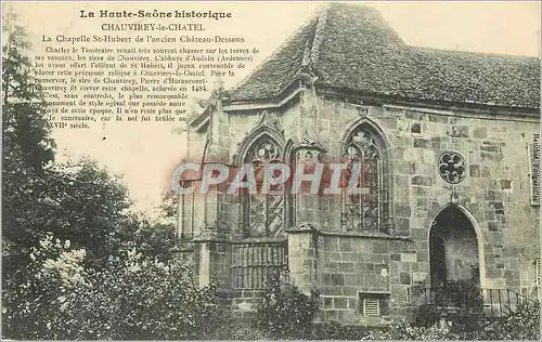 Cartes postales La Haute Saone Historique Chauvirey le Chapel (St Hubert)