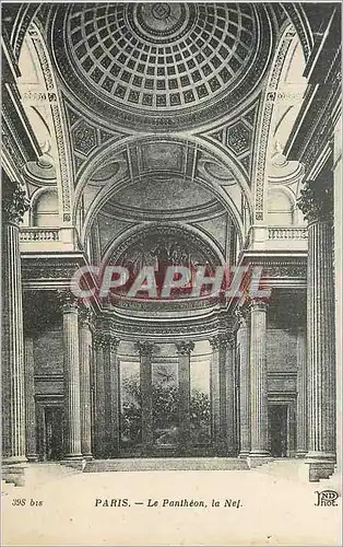 Cartes postales Paris Le Pantheon La Nef