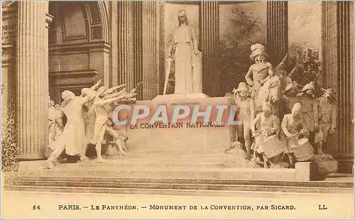 Cartes postales Paris le Pantheon Monument de la Convention Par Sicard