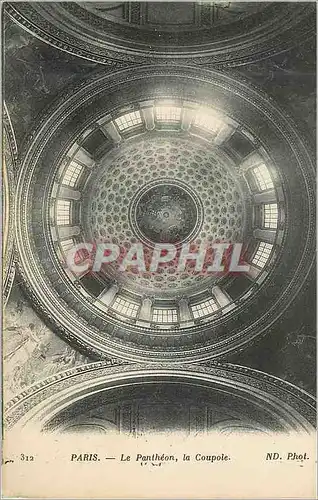 Cartes postales Paris Le Pantheon La Coupole