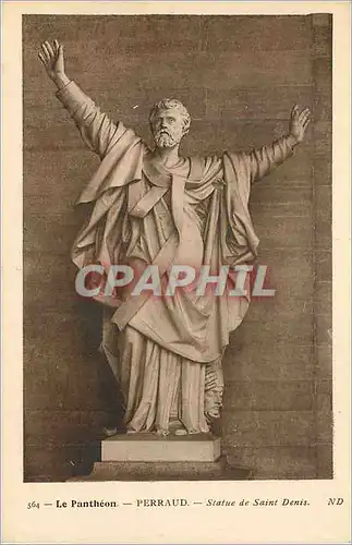Cartes postales Le Pantheon Perraud Statue de Saint Denis