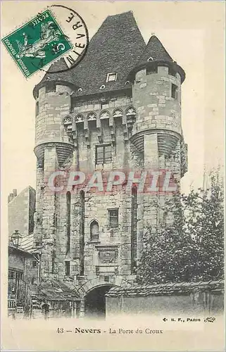 Cartes postales Nevers La Porte du Croux