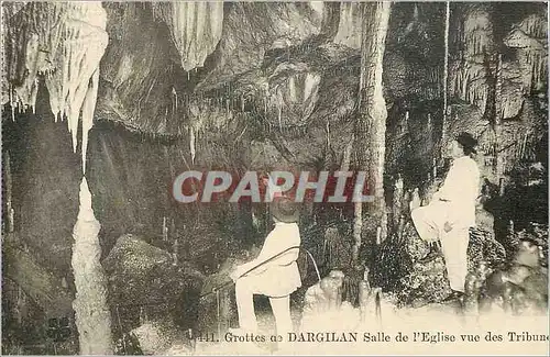 Cartes postales Grottes de Dargilan Salle de l'Eglise