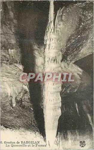 Cartes postales Grottes de Dargilan La Quenouille et le Fuseau