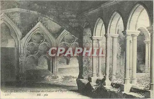 Cartes postales St Emilion Interieur des Cloitres de l'Eglise
