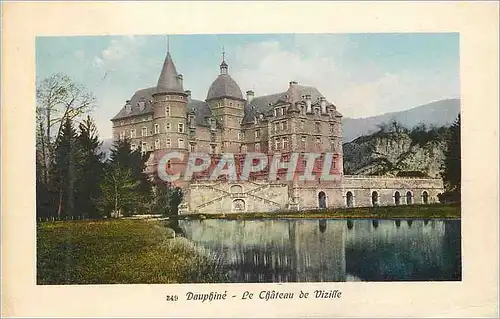 Cartes postales Dauphine Le Chateau de Vizille Partie des Alpes