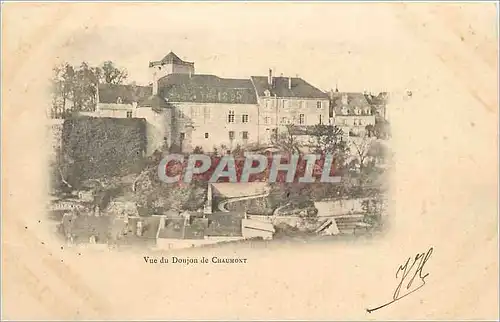 Cartes postales Vue du Donjon de Chaumont (carte 1900)