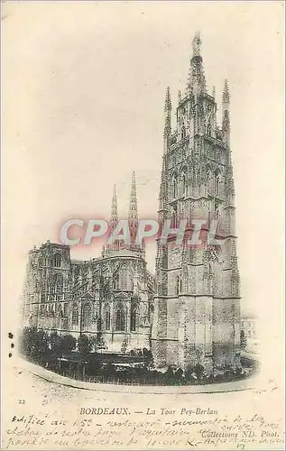 Cartes postales Bordeaux La Tour Pey Berlan (carte 1900)