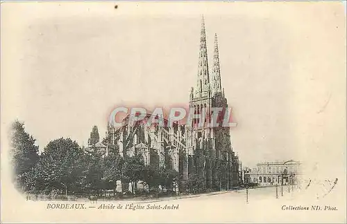 Cartes postales Bordeaux Abside de l'Eglise Saint Andre
