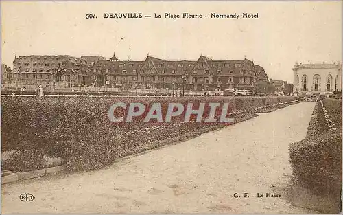 Cartes postales Deauville La Plage Fleurie Normandy Hotel