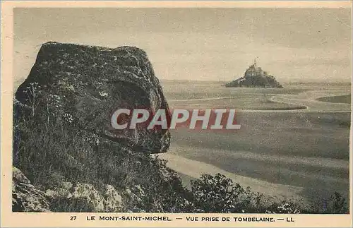 Ansichtskarte AK Le Mont Saint Michel Vue Prise de Tombelaine LL