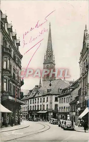 Cartes postales moderne Als 473 B Mulhouse (H R) La Rue du Sauvage et L'Eglise Saint Etienne