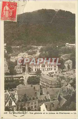 Cartes postales La Bourboule vue Generale et le Plateau de Charlannes LL
