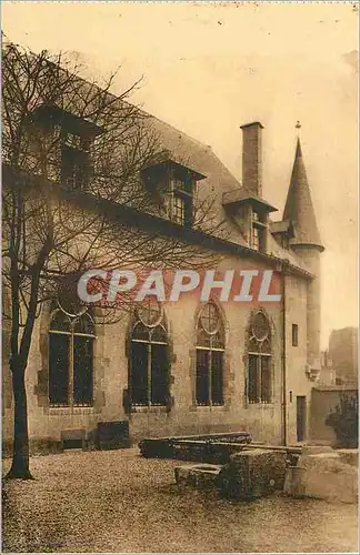 Cartes postales Reims Hotel le Vergeur Facade de la Salle Gothique sur le Jardin en creux