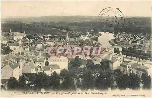 Cartes postales Chateau Thierry Vue Generale prise de la Tour Saint Crepin