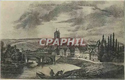 Cartes postales Chateau Thierry d'apres le dessin du Temps
